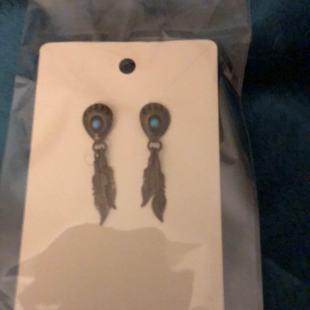 ❤️Silver and Turquoise Earrings